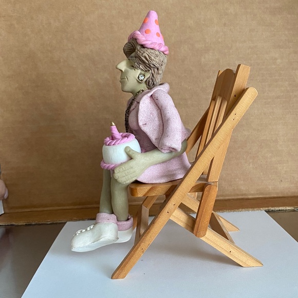 Diana Manning Happy Birthday Limited Edition Sculpture - Picture 4 of 6